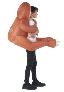 Inflatable Sloth Hugger Mugger Costume For Kids -Halloween Costume Shop kids inflatable sloth hugger mugger costume alt 2