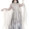 Girl's Lady In White Ghost Costume Dress -Halloween Costume Shop kids lady in white ghost costume