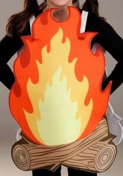 Campfire Costume For Kids -Halloween Costume Shop kids living fire costume alt 2