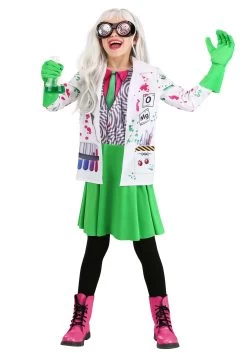 Mad Scientist Girl's Costume