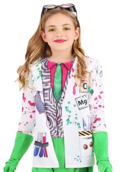 Mad Scientist Girl's Costume -Halloween Costume Shop kids mad scientist costume alt 1