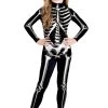 Metallic Silver Skeleton Costume For Kids 1 Metallic Silver Skeleton Costume For Kids -Halloween Costume Shop kids metallic silver skeleton costume