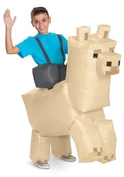 Disguise Minecraft Inflatable Llama Ride-On Costume For Kids