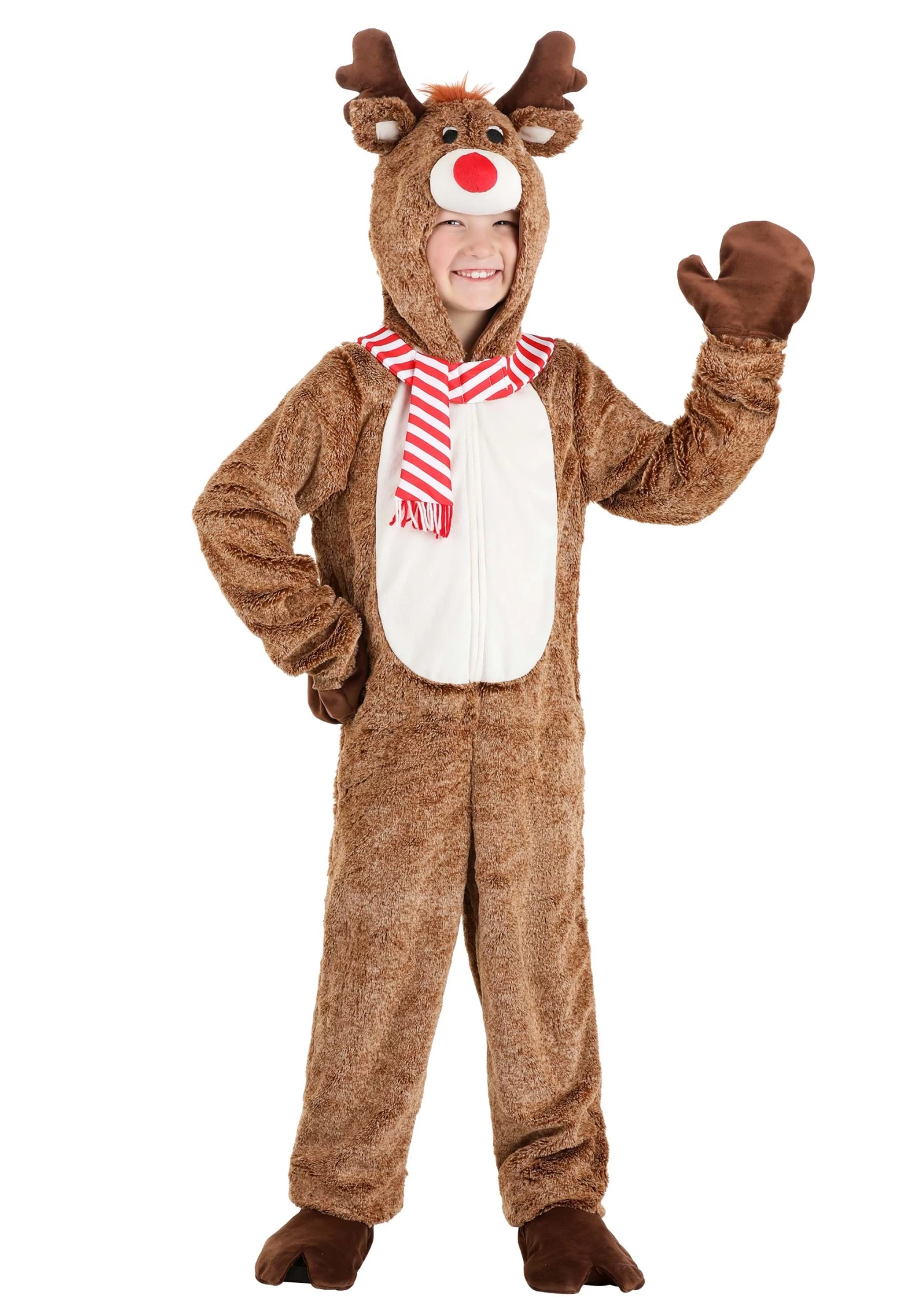 Kid's Plush Reindeer Costume 3 Kid's Plush Reindeer Costume