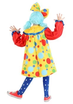 Posh Polka Dot Clown Costume For Girls -Halloween Costume Shop kids posh polka dot clown costume alt 3