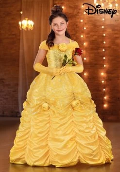 Girl's Beauty And The Beast Premium Belle Costume Dress