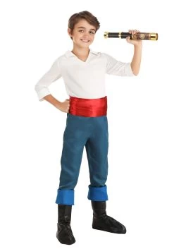Disney The Little Mermaid Prince Eric Costume For Boys -Halloween Costume Shop kids prince eric costume alt 6