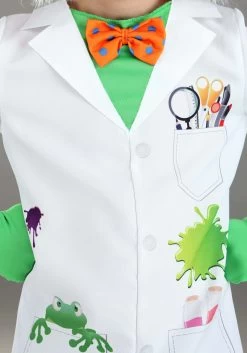 Raving Mad Scientist Costume For Kids -Halloween Costume Shop kids raving mad scientist costume alt 2
