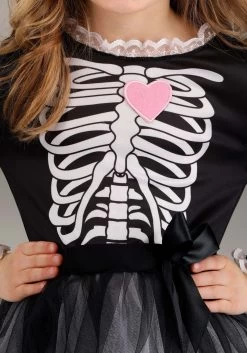 Skeleton Dress Costume For Kids 9 Skeleton Dress Costume For Kids -Halloween Costume Shop kids skeleton dress costume alt 2