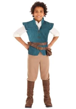 Flynn Rider Costume For Kids From Disney's Tangled -Halloween Costume Shop kids tangled flynn rider costume alt 6