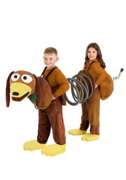 Toy Story Slinky Dog Costume For Kids -Halloween Costume Shop kids toy story slinky dog costume alt 3
