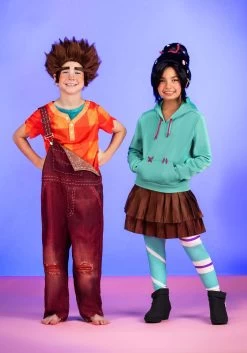 Vanellope Wreck It Ralph Kid's Disney Costume -Halloween Costume Shop kids vanellope wreck it ralph costume alt 2