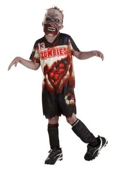 Zombie Soccer Player Costume For Kids