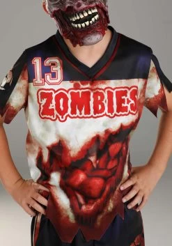 Zombie Soccer Player Costume For Kids 12 Zombie Soccer Player Costume For Kids -Halloween Costume Shop kids zombie soccer player costume alt 2