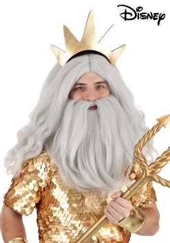 Disney King Triton Beard And Wig Accessory Kit