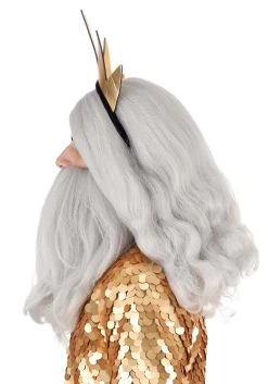 Disney King Triton Beard And Wig Accessory Kit -Halloween Costume Shop king triton beard and wig kit alt 2