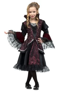 Lil' Victorian Vampire Costume For Girls