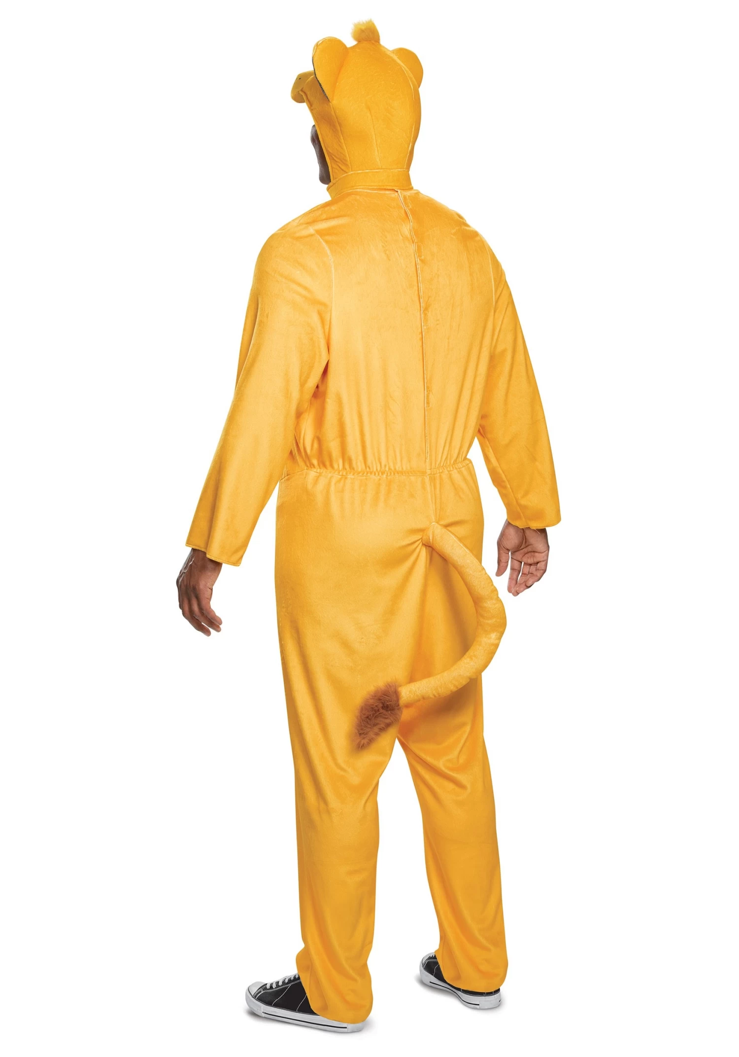 Lion King Animated Simba Jumpsuit Adult Costume 4 Lion King Animated Simba Jumpsuit Adult Costume - Image 2
