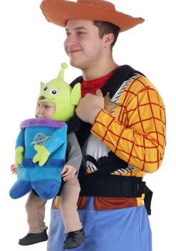 Disney Little Space Men Baby Carrier Costume -Halloween Costume Shop little green men baby carrier cover alt 4