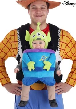 Disney Little Space Men Baby Carrier Costume -Halloween Costume Shop little green men baby carrier cover alt 5