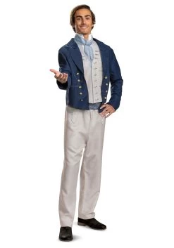 Disguise Little Mermaid Live Action Deluxe Price Eric Costume For Adults -Halloween Costume Shop little mermaid live action adult deluxe price eric alt 1