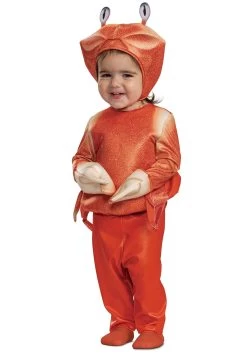 Disguise Little Mermaid Live Action Sebastian Costume For Infants 9 Disguise Little Mermaid Live Action Sebastian Costume For Infants -Halloween Costume Shop little mermaid live action infant sebastian costum alt 3