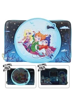 Disney Hocus Pocus Poster Loungefly Zip Around Wallet