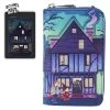 Disney Hocus Pocus Sanderson Sisters House Glow Zip Around Loungefly Wallet