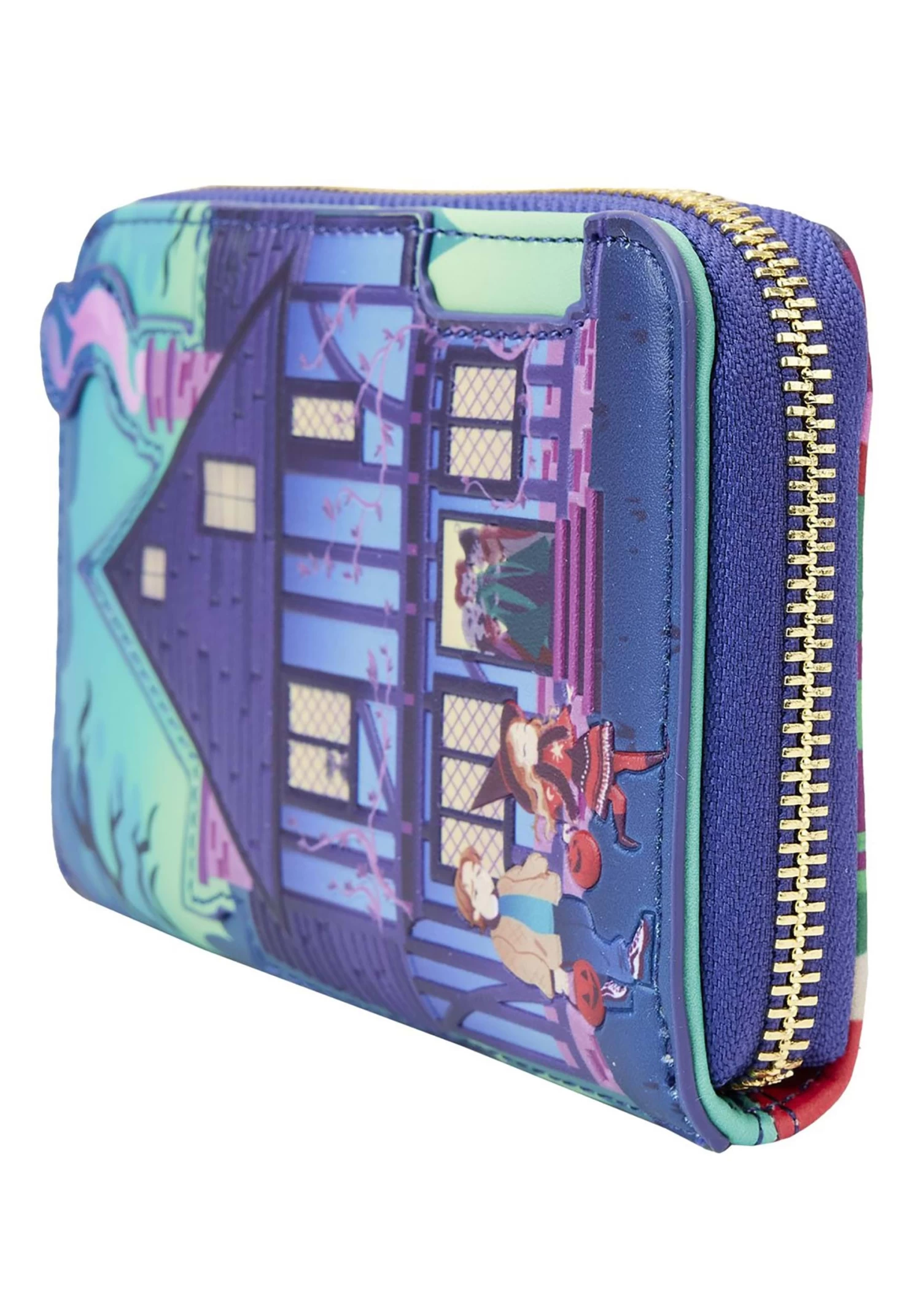 Disney Hocus Pocus Sanderson Sisters House Glow Zip Around Loungefly Wallet 5 Disney Hocus Pocus Sanderson Sisters House Glow Zip Around Loungefly Wallet - Image 3