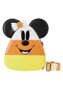 Disney Mickey & Minnie Candy Corn Loungefly Crossbody Bag