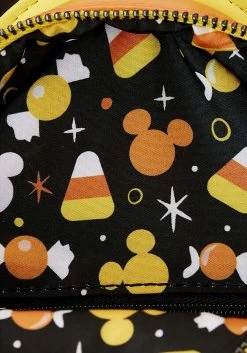 Disney Mickey & Minnie Candy Corn Loungefly Crossbody Bag -Halloween Costume Shop loungefly mickey minnie candy corn crossbody bag alt 4