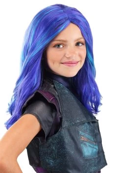 Disguise Descendants 3 Girls Mal Wig -Halloween Costume Shop mal descendants 3 girls wig 1