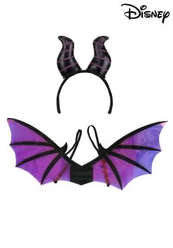 Maleficent Dragon Horns Headband & Wings Accessory Kit -Halloween Costume Shop maleficent dragon horns headband wings kit alt 5
