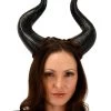Pair Of Maleficent Costume Horns