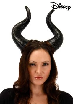 Pair Of Maleficent Costume Horns