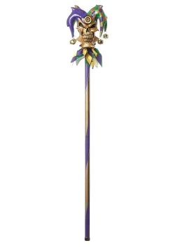 Mardi Gras Skull Cane Accessory