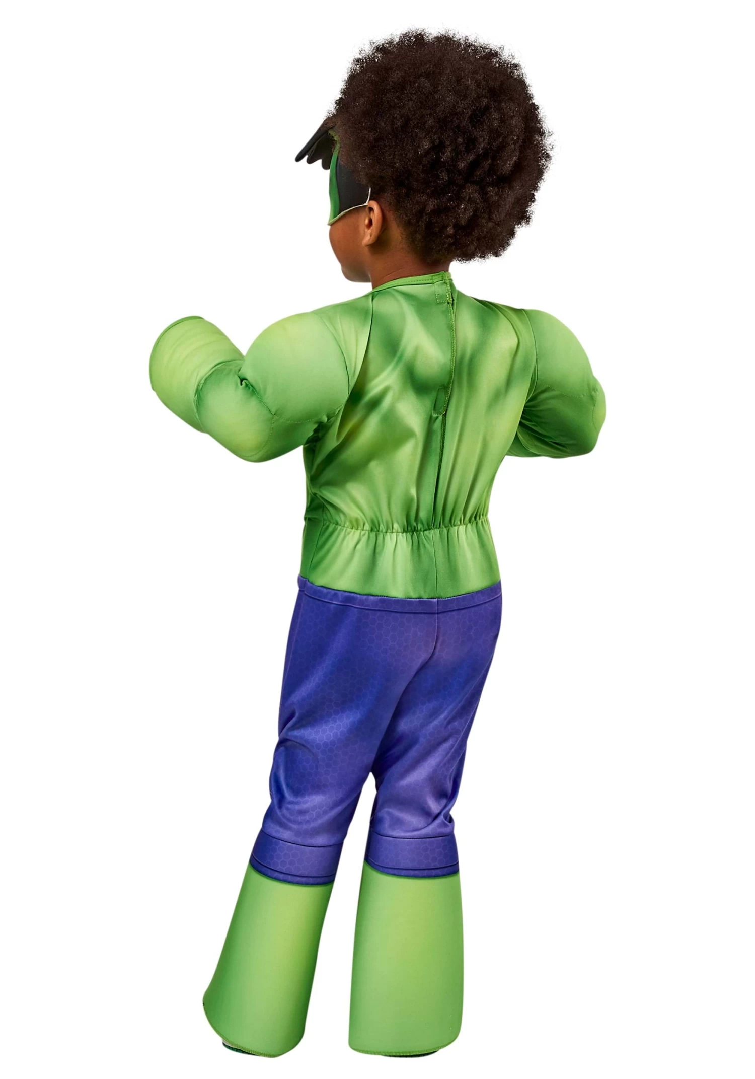Marvel Deluxe Hulk Costume For Toddlers 5 Marvel Deluxe Hulk Costume For Toddlers - Image 3