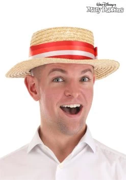 Mary Poppins Bert Straw Hat For Adults