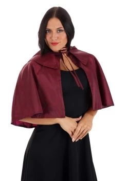 Women's Mary Sanderson Hooded Capelet -Halloween Costume Shop mary sanderson hooded capelet alt 4