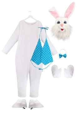Mascot Happy Easter Bunny Costume -Halloween Costume Shop mascot easter bunny costume alt 8