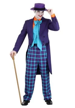 Joker 1989 Batman Suit Pants 7 Joker 1989 Batman Suit Pants -Halloween Costume Shop mens 1989 batman joker suit pants alt 2