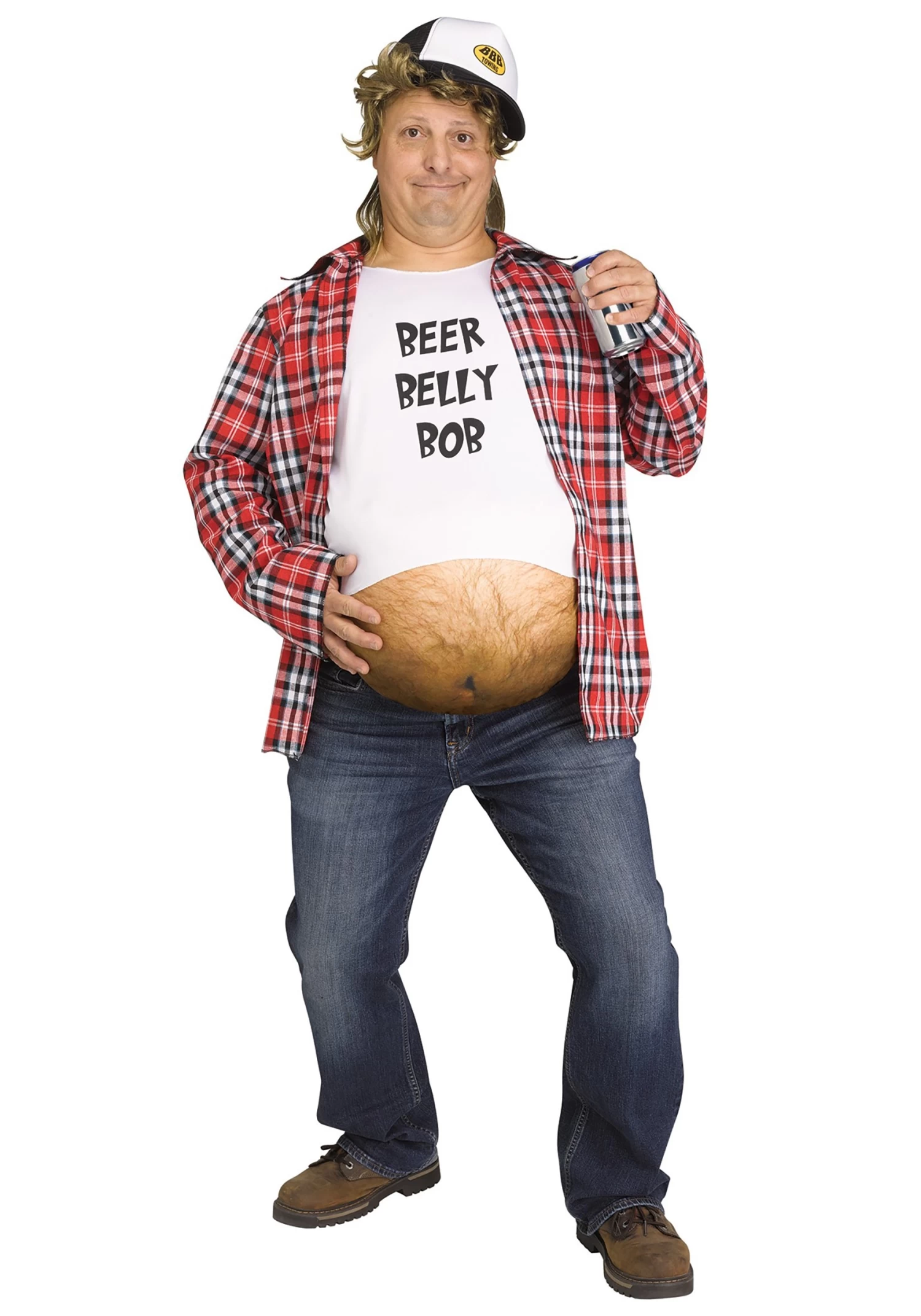 Fun World Men's Beer Belly Bob Costume 3 Fun World Men's Beer Belly Bob Costume