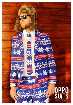 OppoSuits Ugly Christmas Sweater Suit Costume For Men