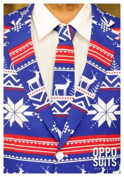 OppoSuits Ugly Christmas Sweater Suit Costume For Men -Halloween Costume Shop mens christmas sweater suit image4