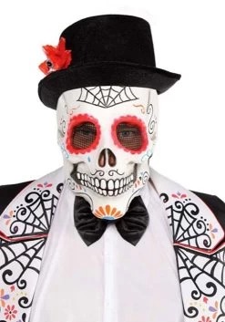 AMSCAN Mens Day Of The Dead Mask