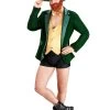Men's Gold And Green Leprechaun Costume