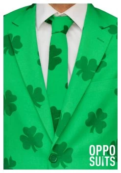Men's OppoSuits Green St. Patrick's Day Costume Suit -Halloween Costume Shop mens green st patricks day suit image4