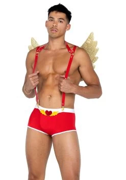 Roma Naughty Cupid Costume For Men -Halloween Costume Shop mens naughty cupid costume alt 4