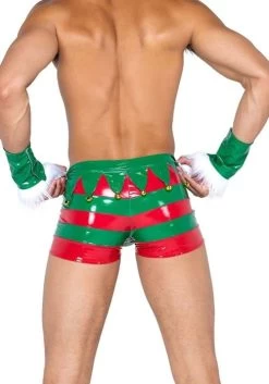 Roma Naughty Holiday Elf Costume For Men -Halloween Costume Shop mens naughty holiday elf costume 1