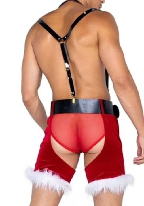 Roma Naughty St. Nick Costume For Men 5 Roma Naughty St. Nick Costume For Men - Image 3